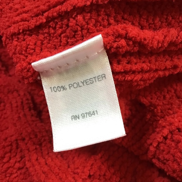 J. JILL Red Cable Knit Chenille Sweater - Picture 5 of 6